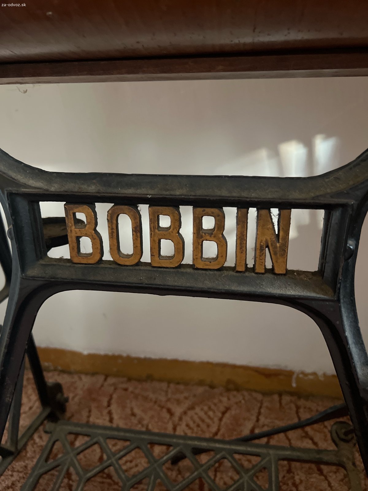 Bobbin. za odvoz včetně stroje