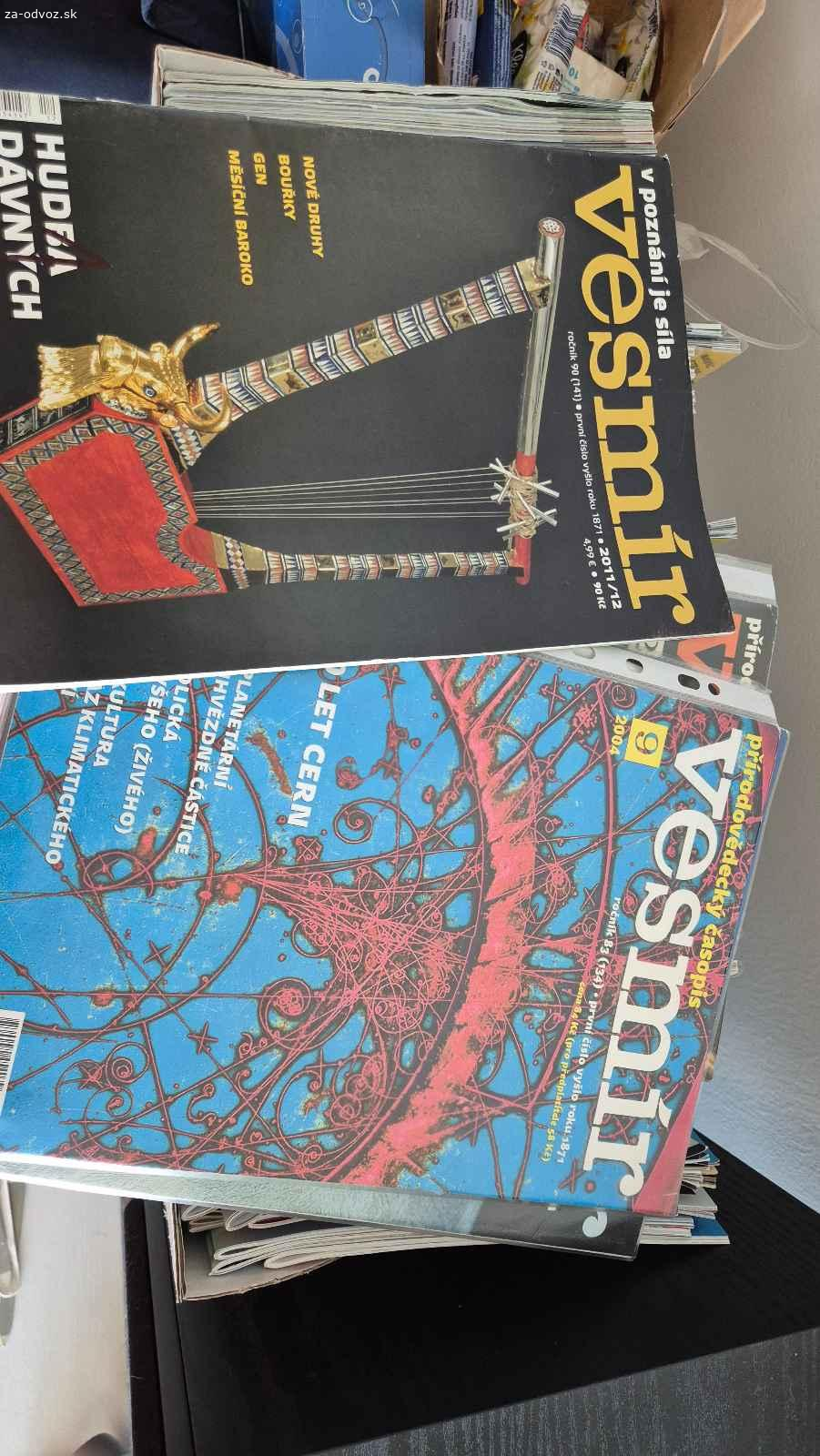 Celé ročníky vedeckého časopisu Vesmír