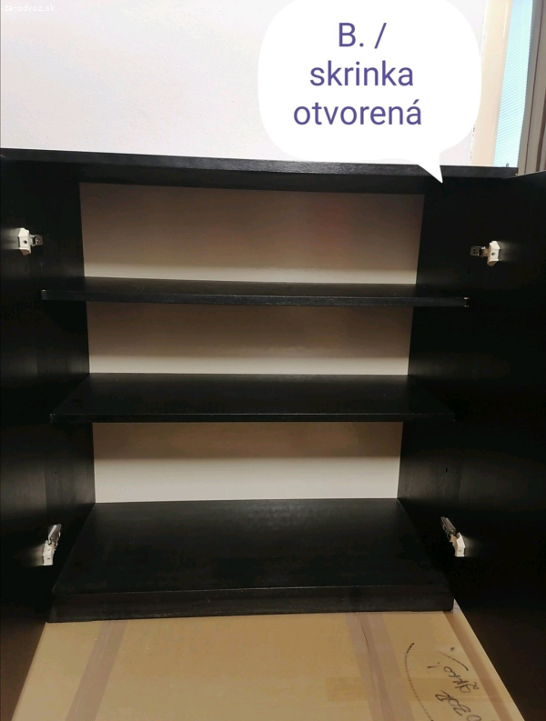 Čierny sektorový nabytok /český/