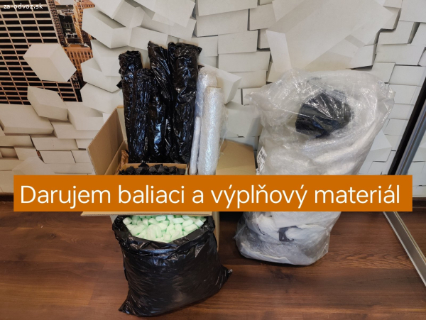 Darujem baliaci a výplňový materiál
