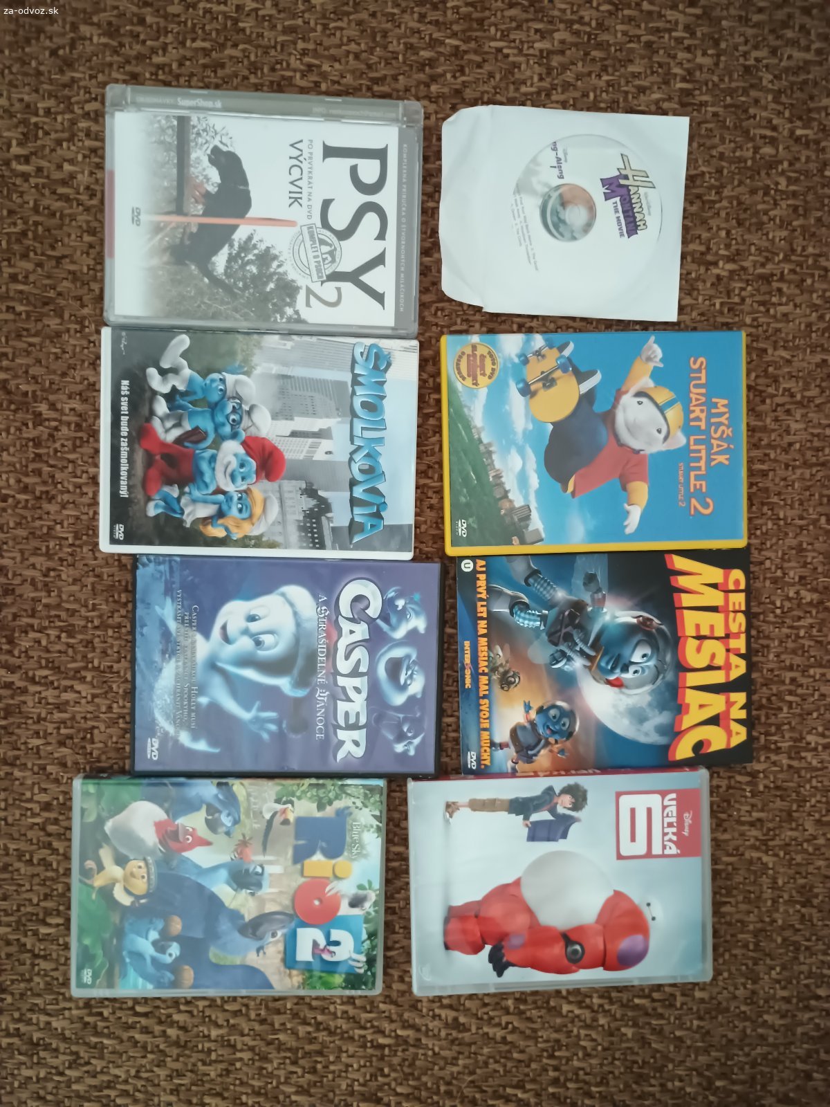 Darujem DVD filmy. Darujem rôzne DVD, prevažne detské a rodinné filmy