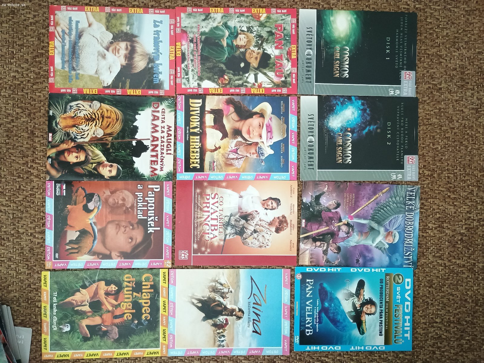 Darujem DVD filmy. Darujem rôzne DVD, prevažne detské a rodinné filmy