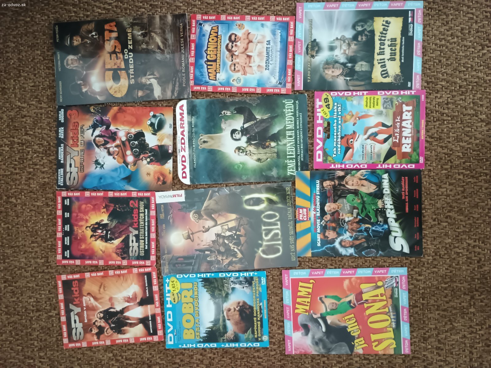 Darujem DVD filmy. Darujem rôzne DVD, prevažne detské a rodinné filmy