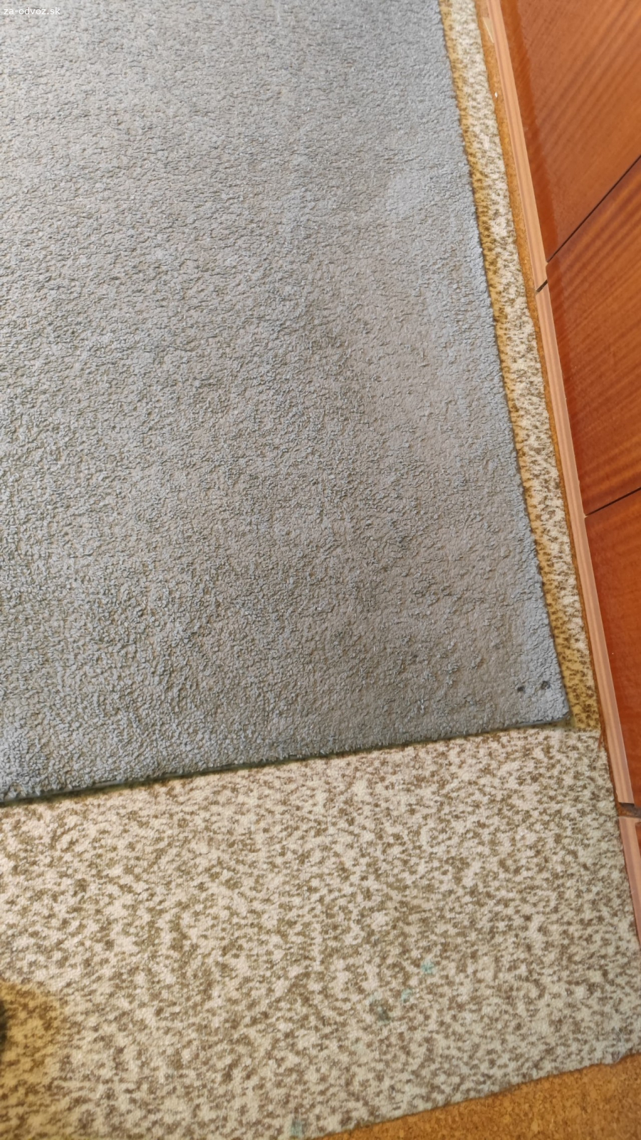 Darujem koberec. Darujem koberec šedej farby. Má malé vypálené miesto. Rozmery 230x160
Prosím volať