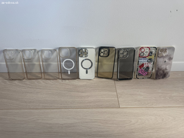 Darujem kryty na Iphone 16 pro a iphone 14 pro max