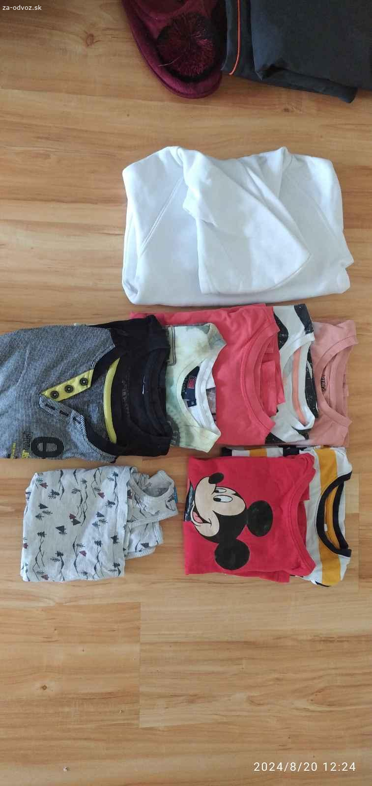 Darujem oblečenie pre chlapca veľkosť 116