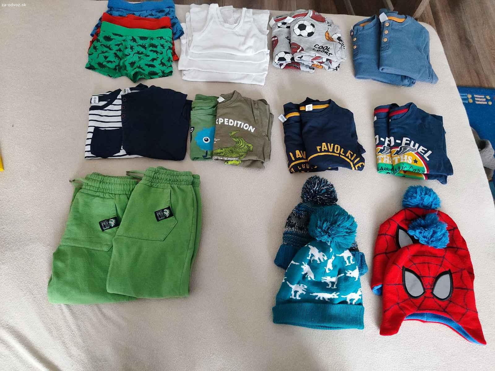 Darujem oblečenie veľ. 110/116 na chlapcov 2jičky