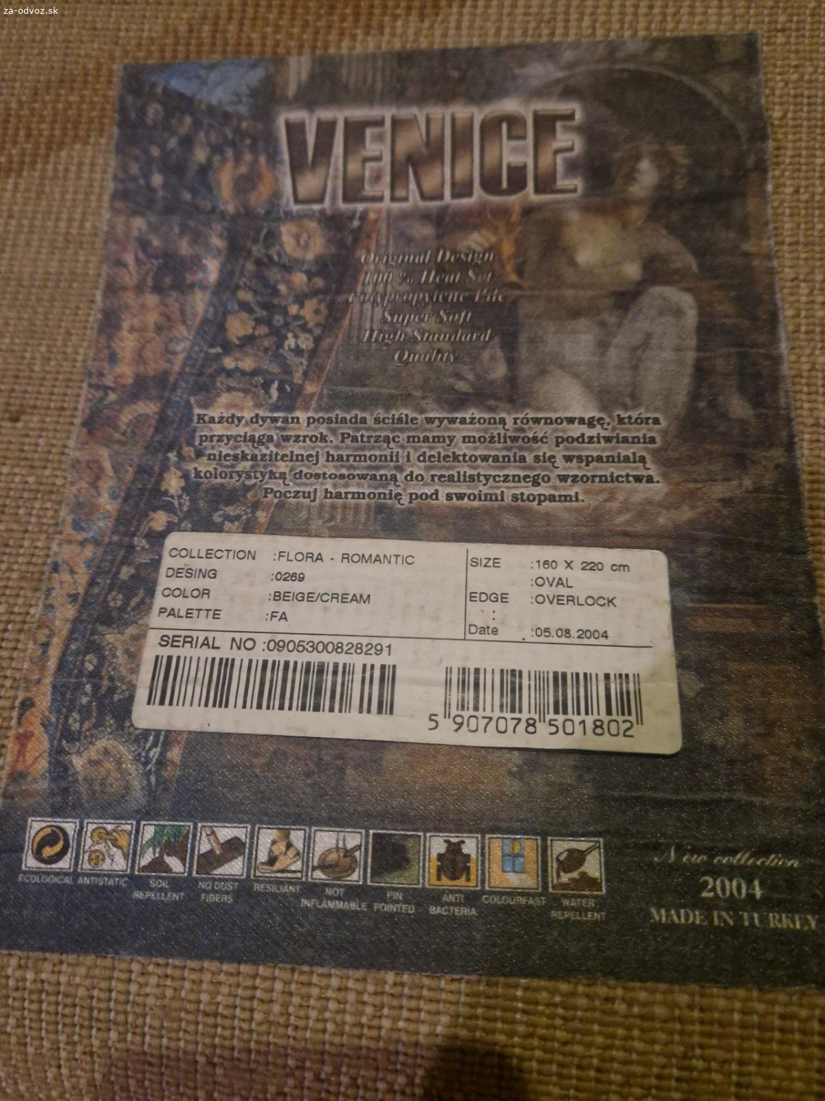 Darujem oválny koberec