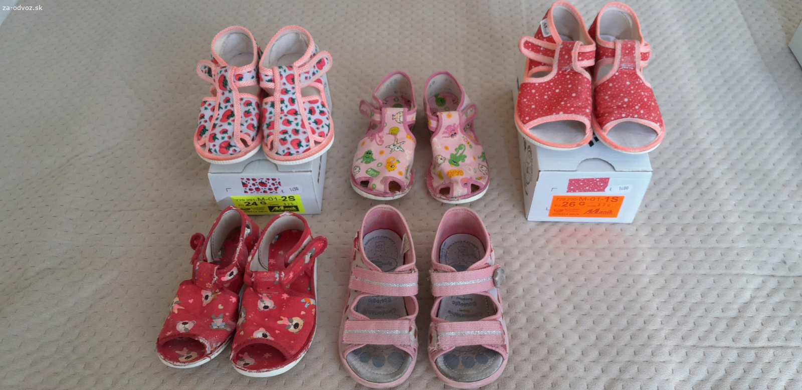 Darujem papučky č. 24-26