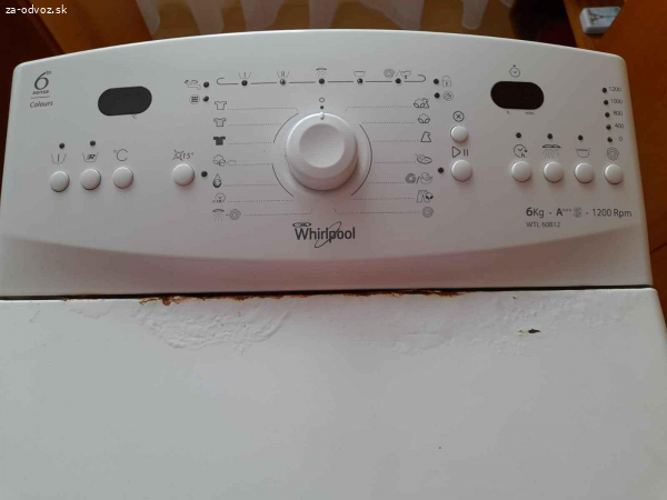 Darujem pokazenú práčku Whirlpool