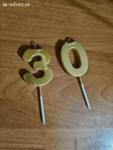 Darujem použité dekorácie na oslavu 30. narodenín