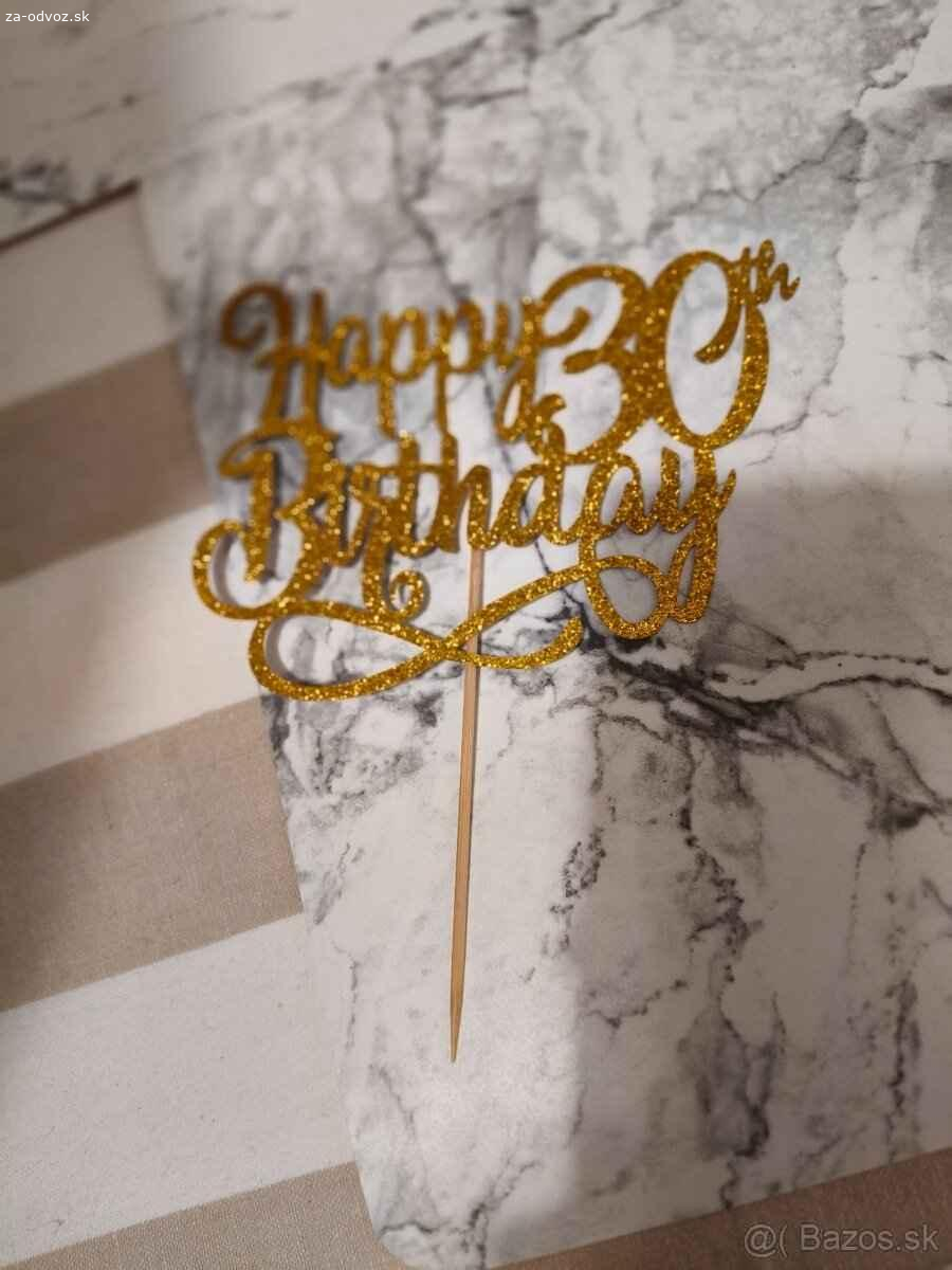 Darujem použité dekorácie na oslavu 30. narodenín