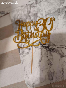 Darujem použité dekorácie na oslavu 30. narodenín