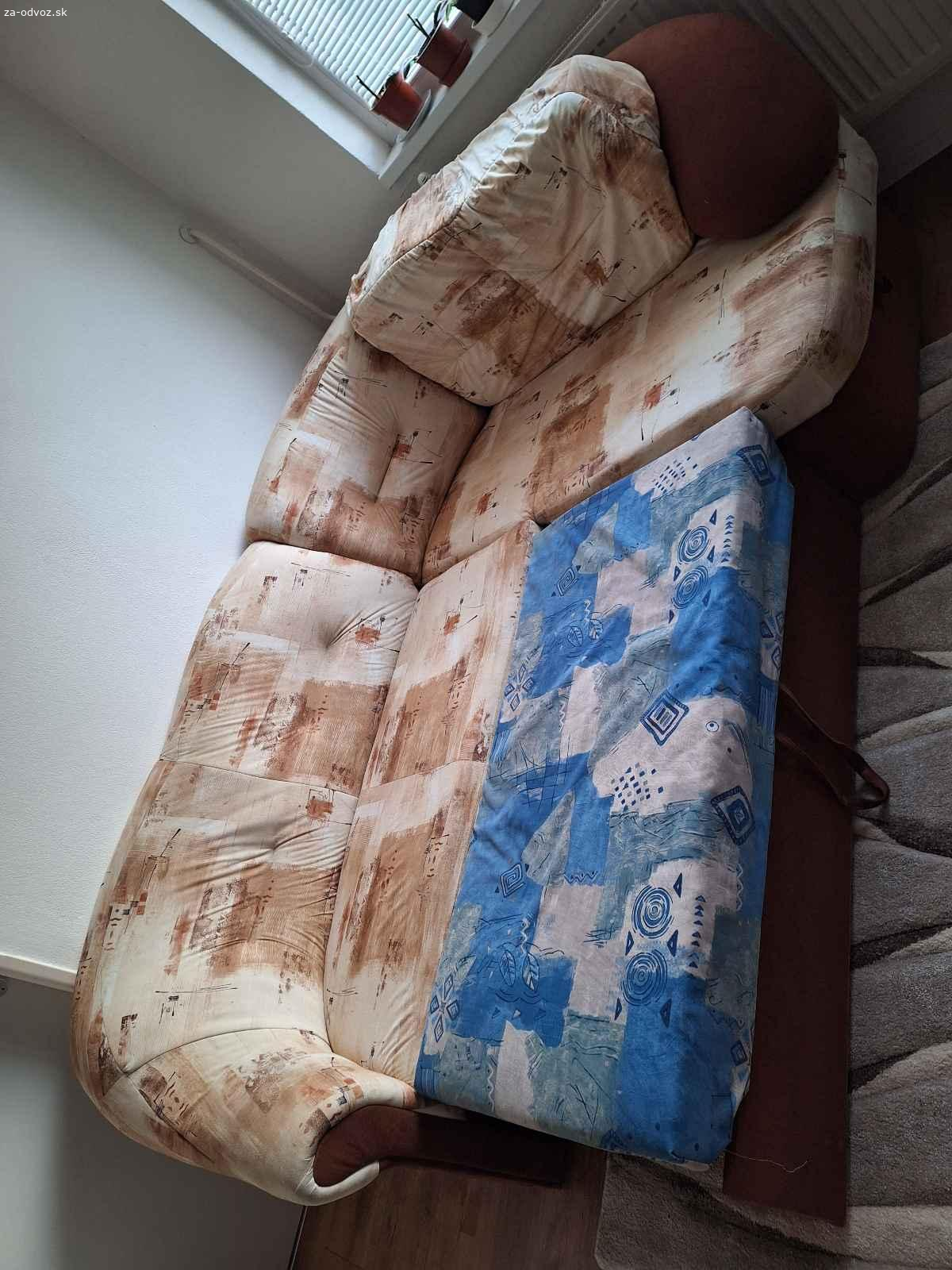 Darujem rozkladaciu sedačku 220×160cm