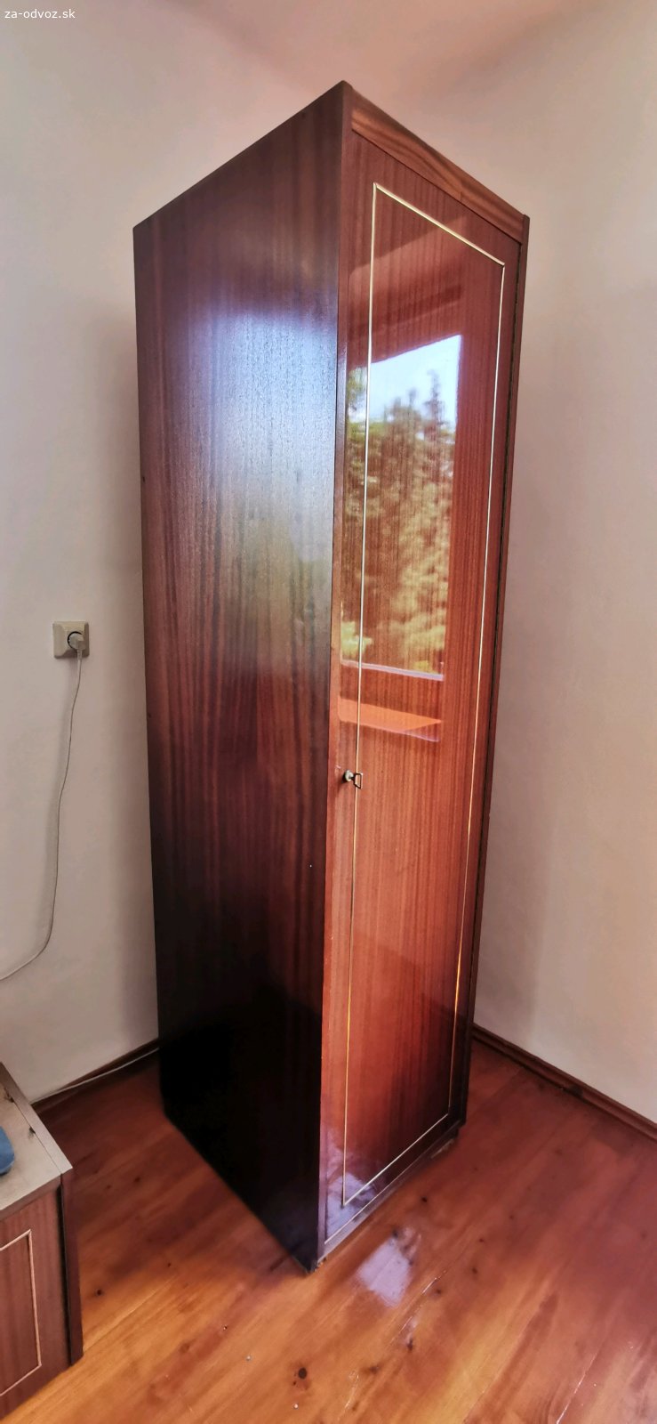 Darujem skrinu 50x60x205. Dakujem skriňu. Skriňa je plne funkčná, rozmery hĺbka 60, šírka 50, výška 205. vhodná do chodby na bundy, čiapky, šále, rukavice. My sme ju používali na detské veci, aktualne u nás už nemá využitie a radi by sme ju darovali do dobrých rúk.