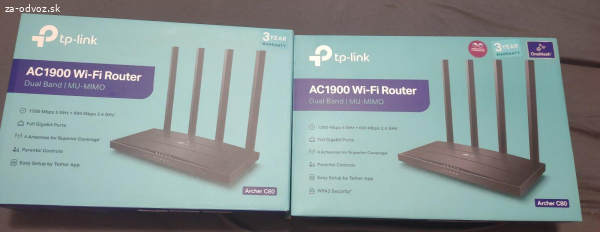 Darujem za odvoz, wifi routre TP-Link Archer C80