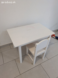Dětský IKEA stolík do stoličkou