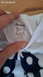 Dievčenské body s nohavicami - 68-74