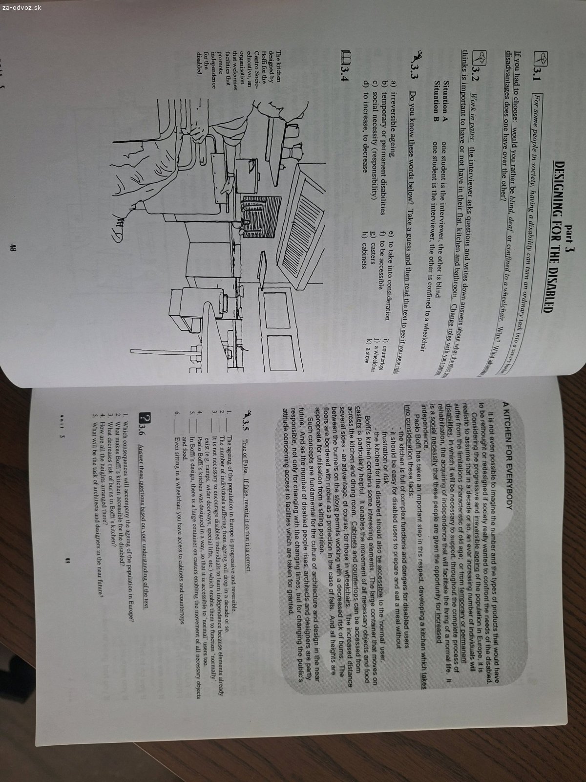 English for architects. Kniha/pracovny zosit z anglictiny na Fakulte architektury.