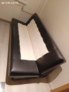 Gauč rozkladací koženka