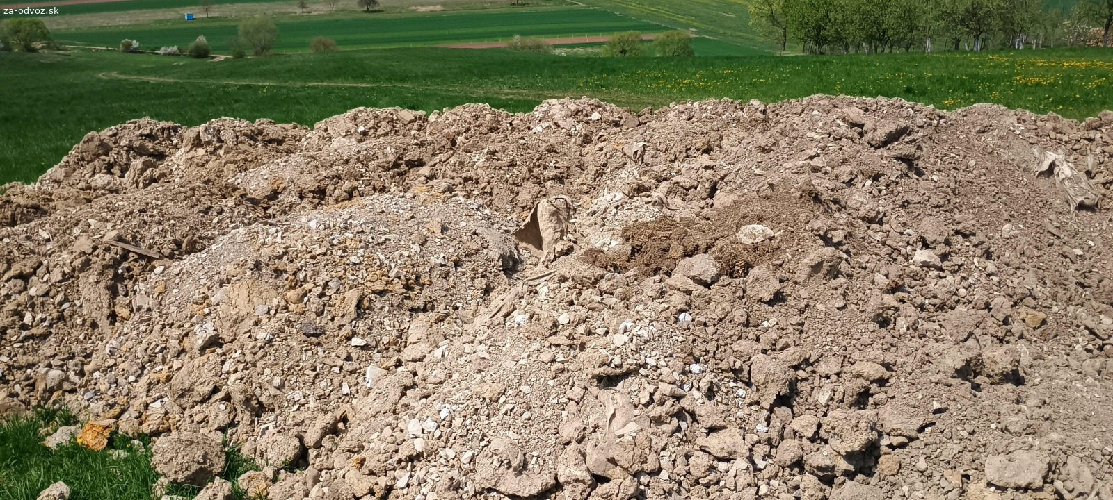 Hlina (kamenista) za odvoz