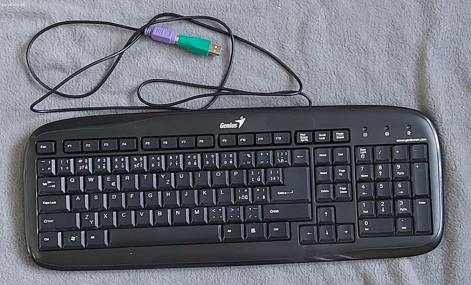 Klávesnica PS2 s redukciou na USB