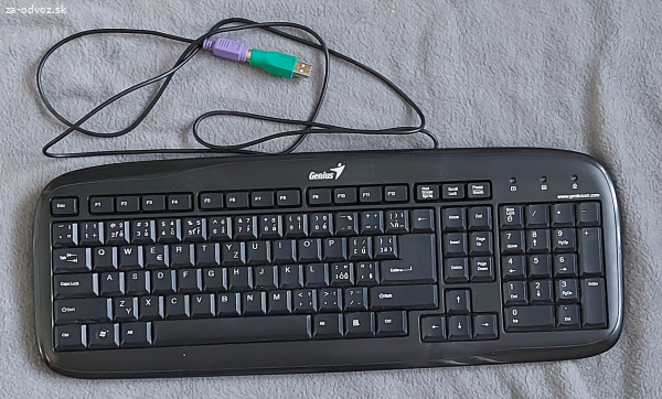 Klávesnica PS2 s redukciou na USB