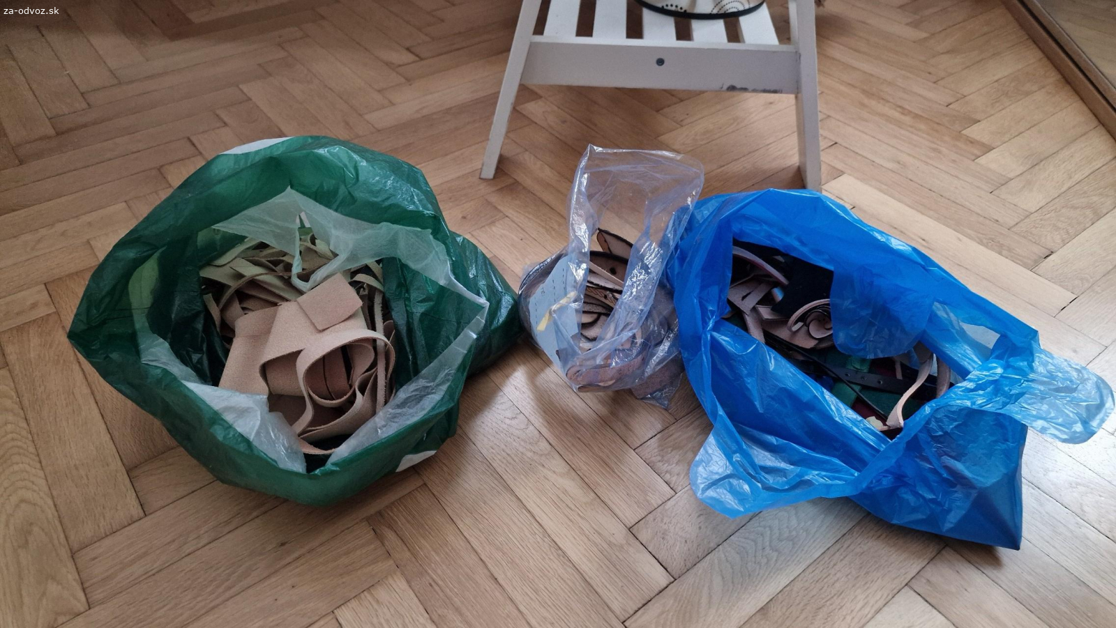 koža hovädzia - zvyšky