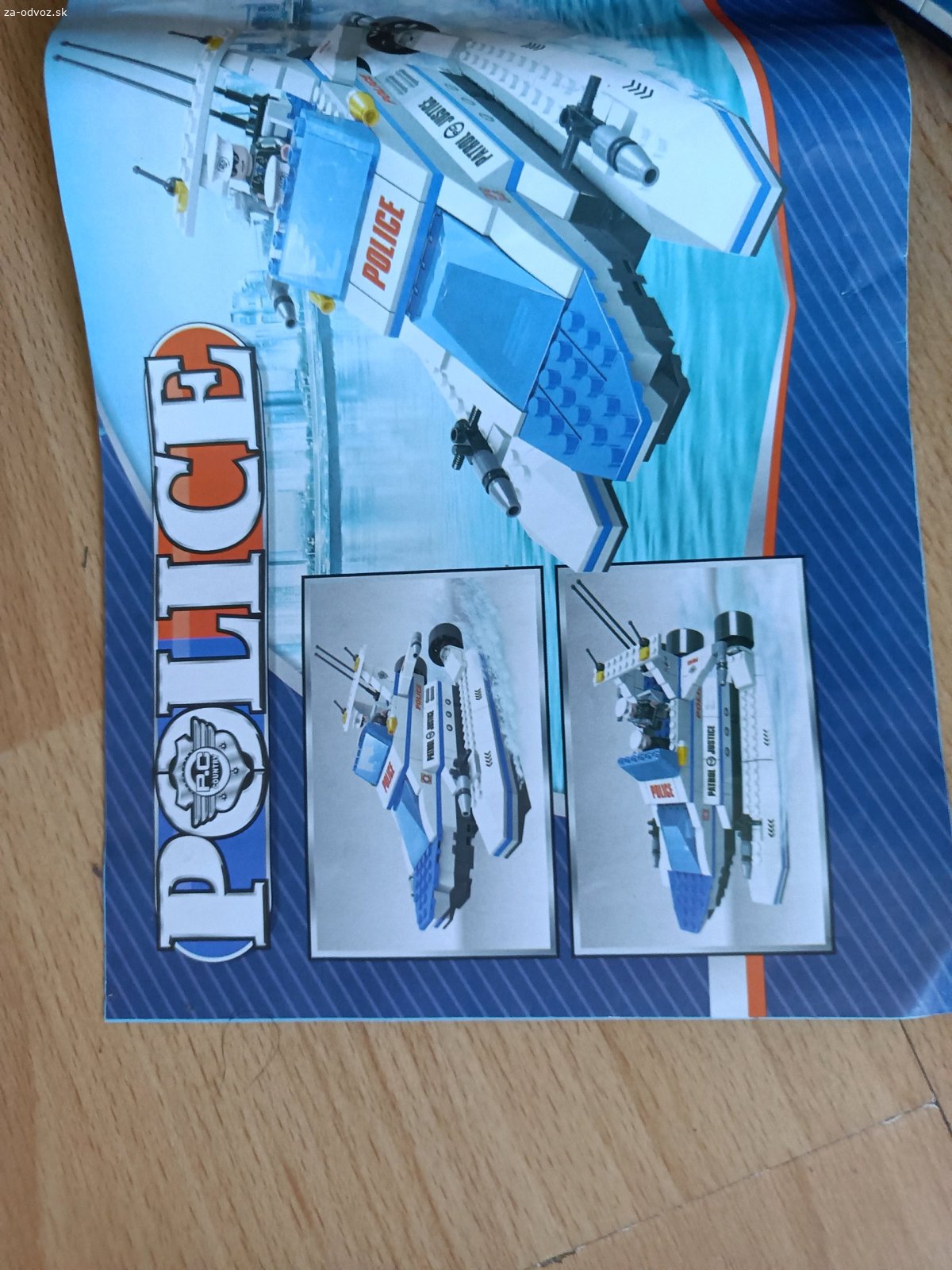 lego polícia. zadarmo falošné lego