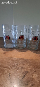 Litrové poháre na pivo 3x