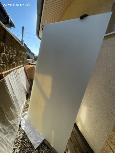 Matné sklo 2m x 1m x 8mm