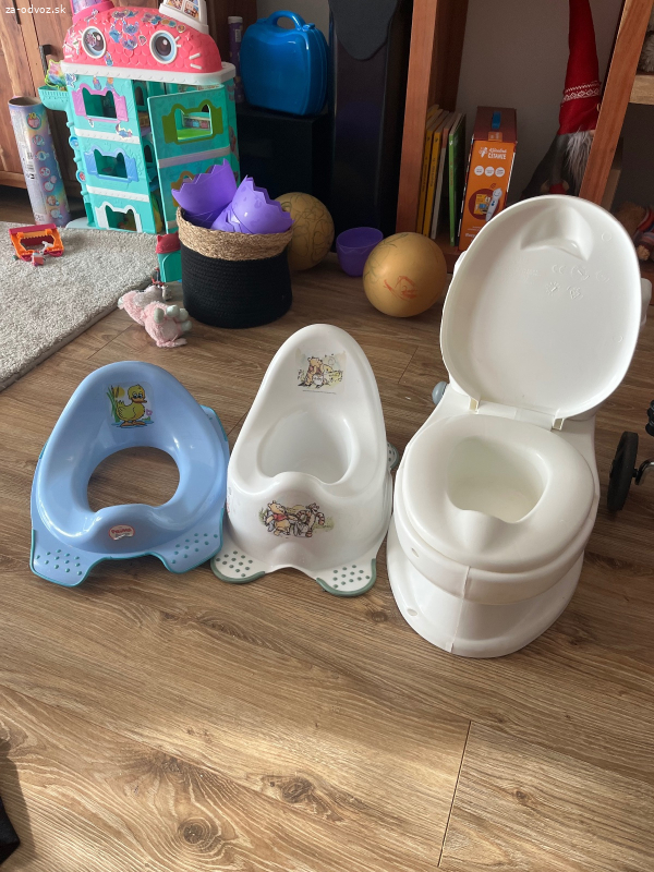 Nočník, nadstavce na WC a akože splachovací záchod