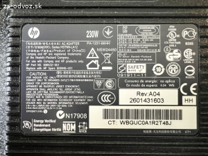 Originálna nabíjačka / adaptér HP PA-1231-66HH