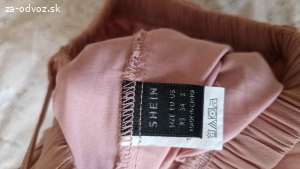 plisovane ¾ nohavice o Shein velkost 36-38