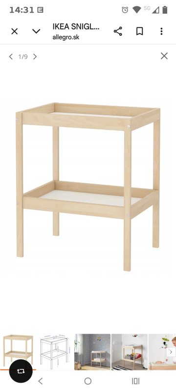 Prebalovaci pult IKEA