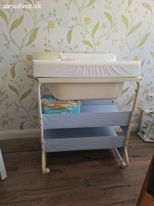 Prebaľovaci pult s vanickou