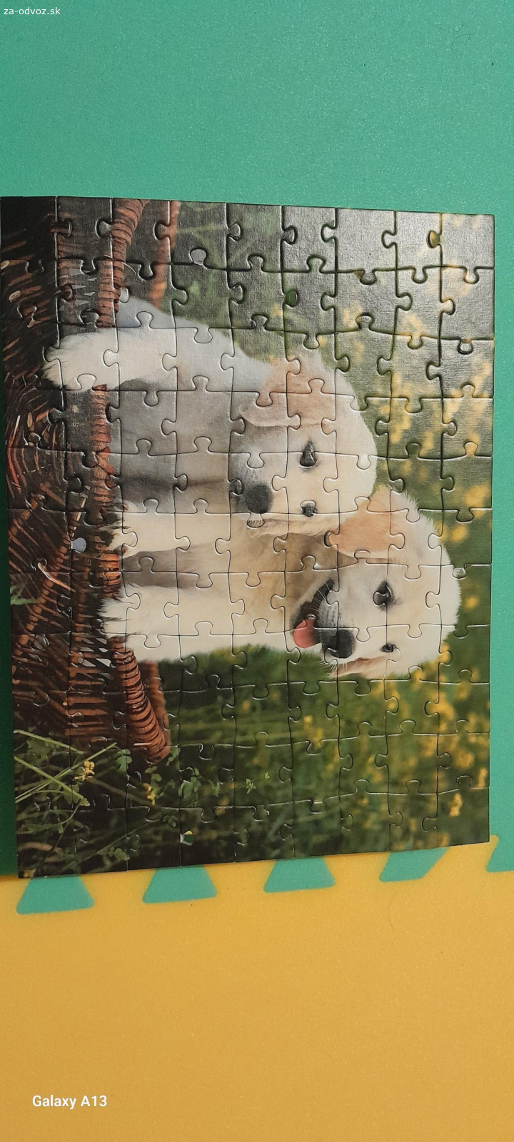 Puzzle 2x. Darujem puzzle. Chyba jeden kus. Bežné  príznaky používania.