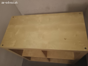 Regál IKEA KALLAX (2x2) – svetlé drevo / breza
