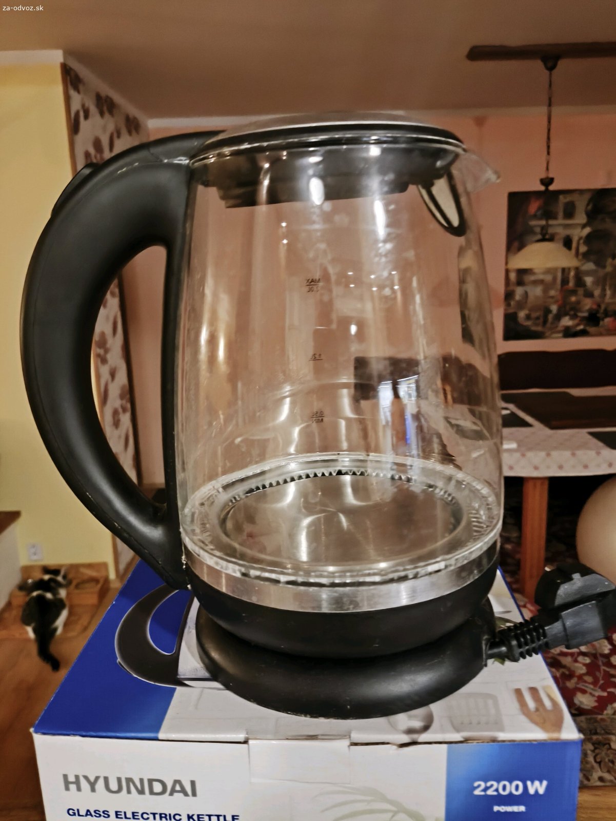 rýchlovarná kanvica. Darujem, za odvoz, kanvicu. Funguje normálne, ale občas vypne skôr ako zovrie voda. Iba osobný odber, iba volať.