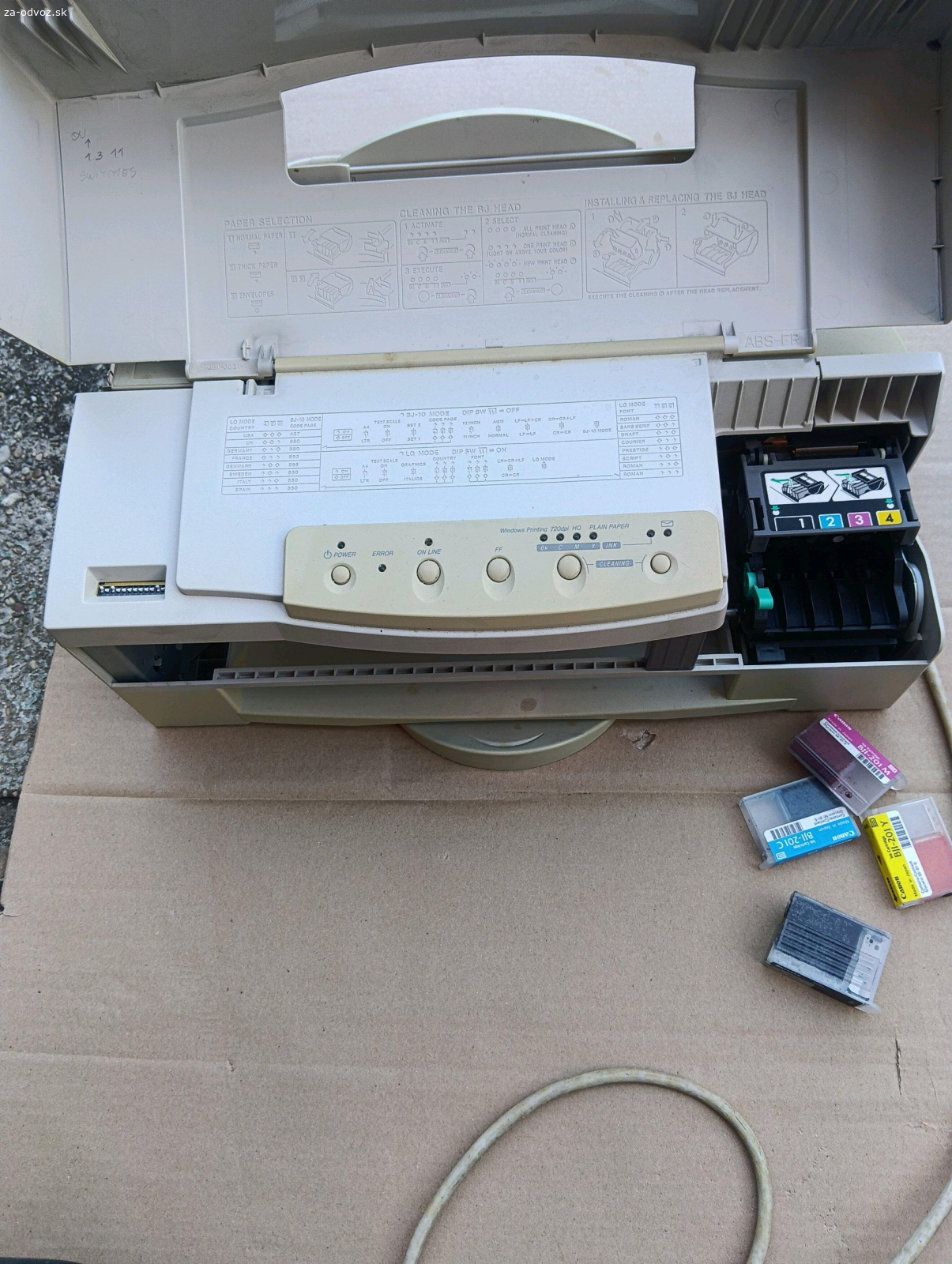 Tlaciaren CannonBJC-610