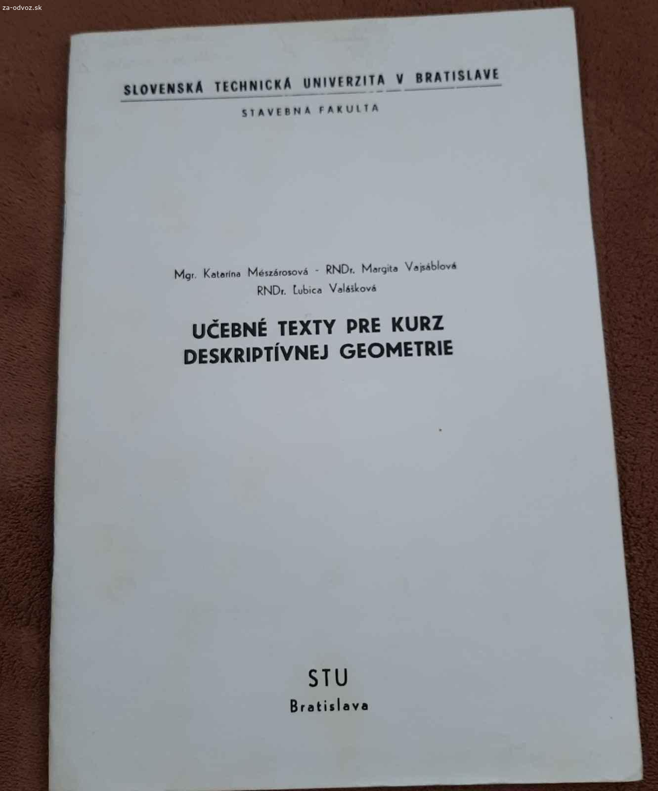 Vysokoškolské skriptá - stavebná fakulta III