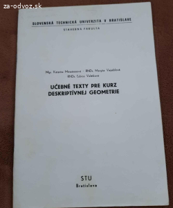 Vysokoškolské skriptá - stavebná fakulta III