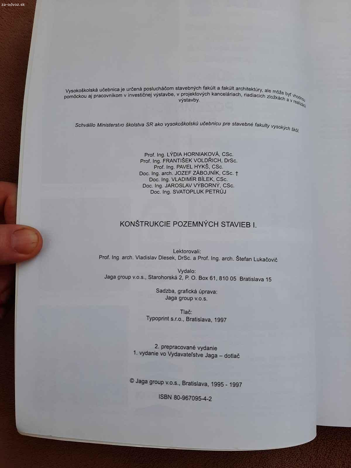 Vysokoškolské skriptá - stavebná fakulta IV