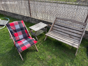 zahradné sedenie