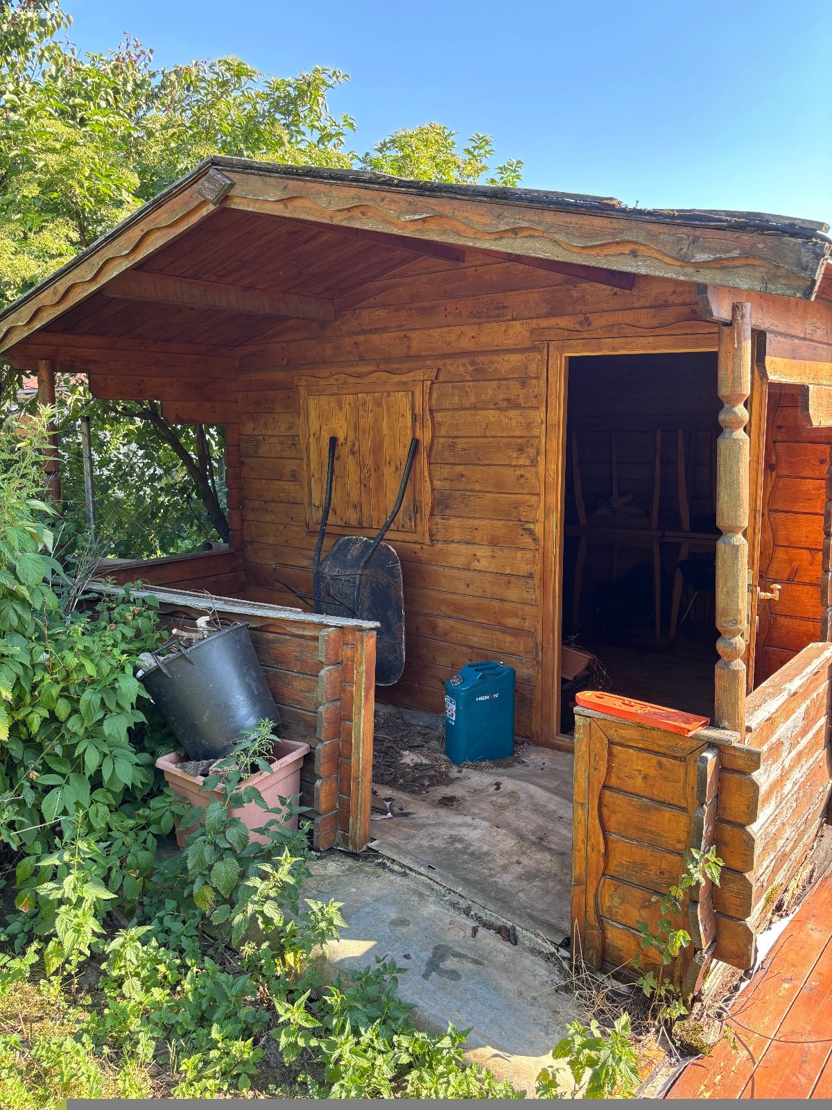 Záhradný domček. Záhradný domček rozmery cca 5mx4m.