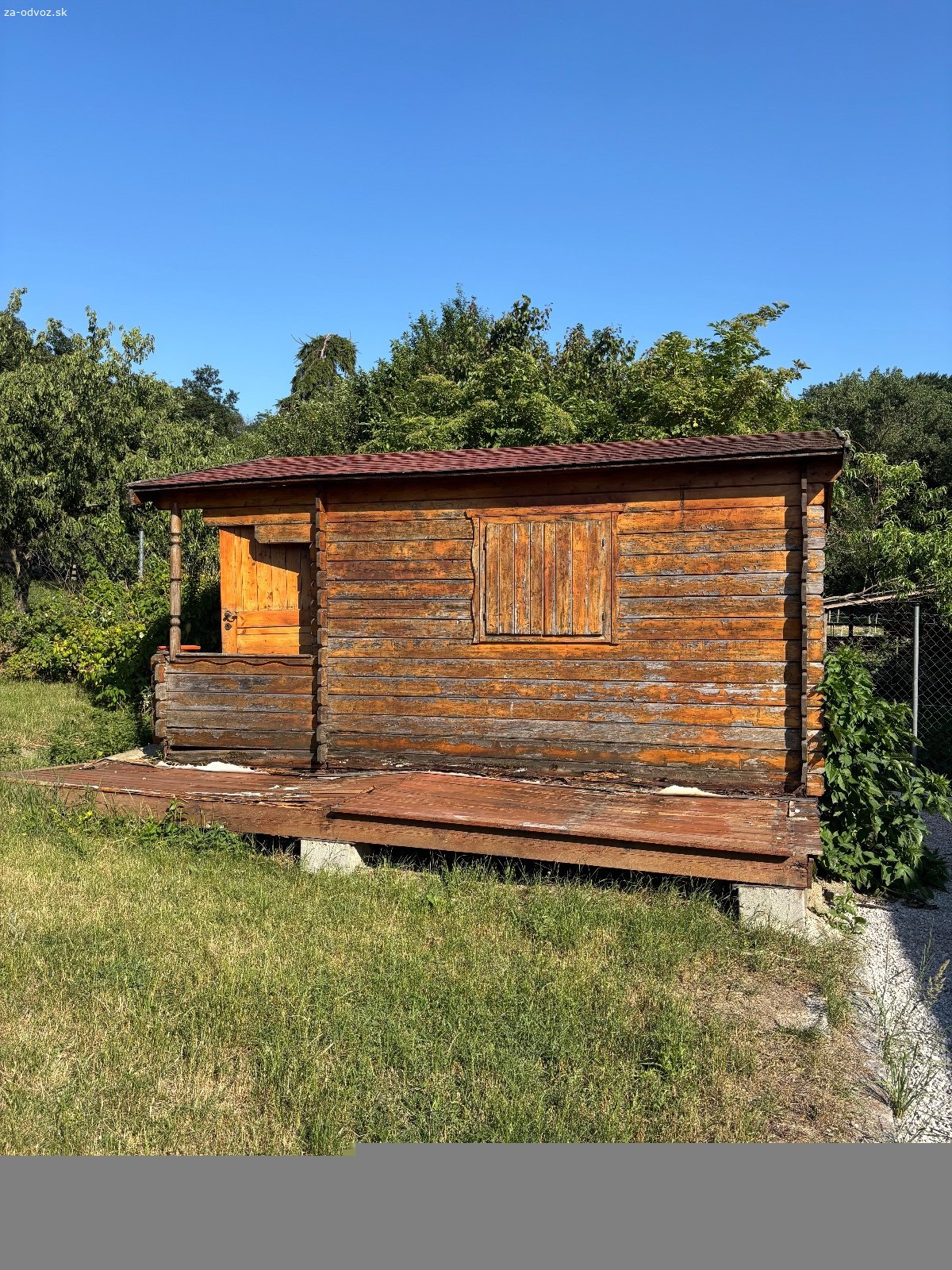 Záhradný domček. Záhradný domček rozmery cca 5mx4m.