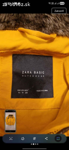 zimna bunda velkost 36-38